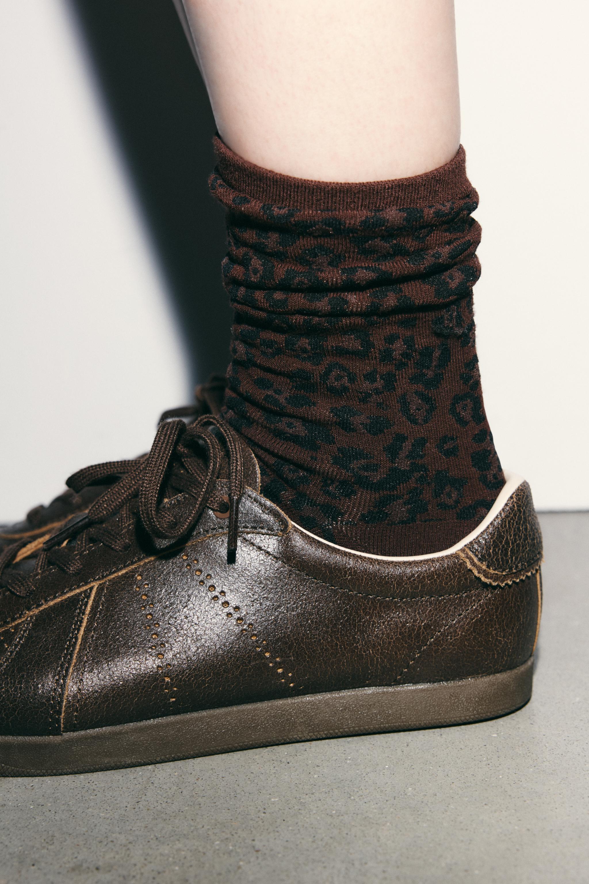 ANIMAL PRINT JACQUARD SOCKS